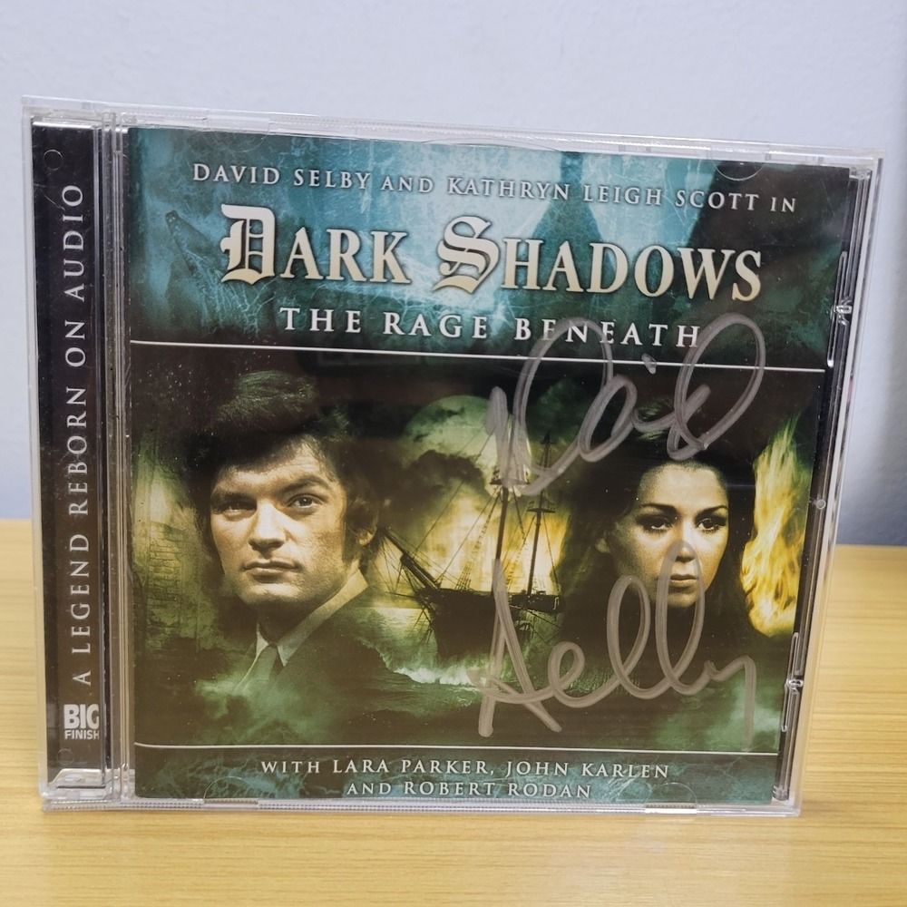 Dark Shadows The Rage Beneath CD Audiobook Signed David Selby 2007 - Picture 1 of 5